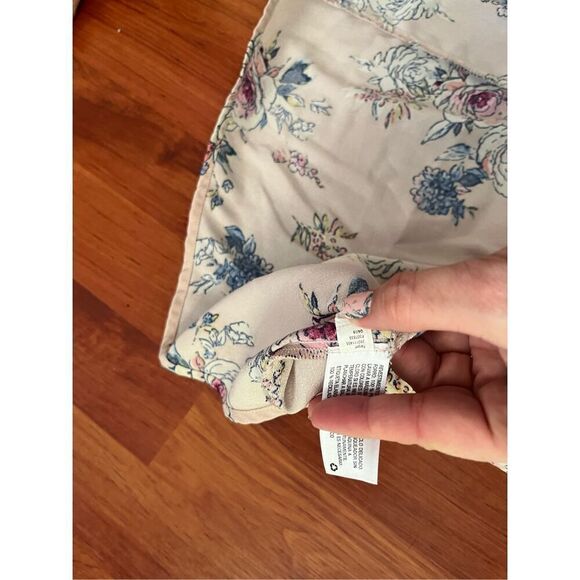 Xhilaration Flutter Sleeve Knee-Length Pink Floral Dress size L - Picture 10 of 10